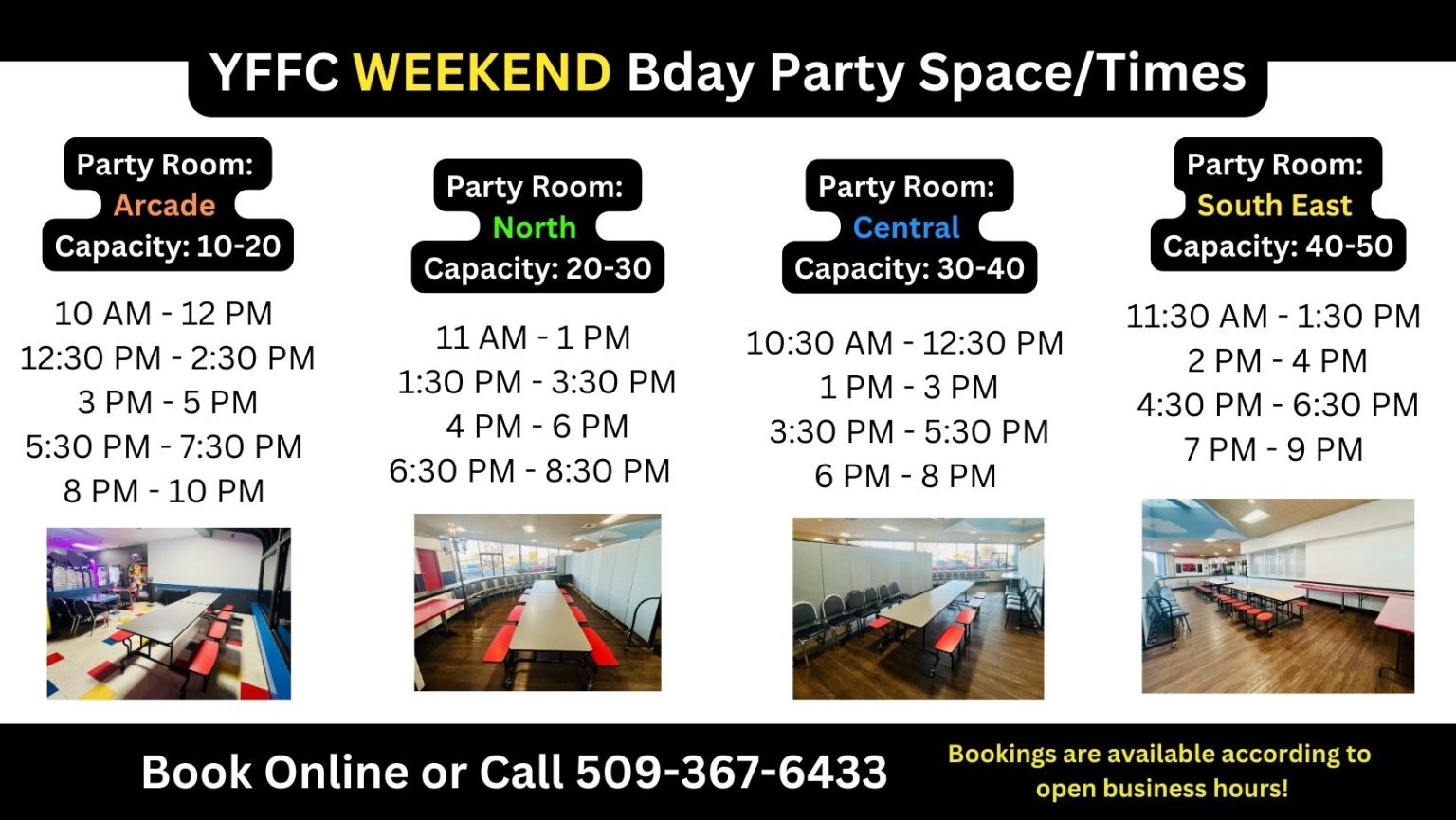 Birthday Parties Yakima Family Fun Center